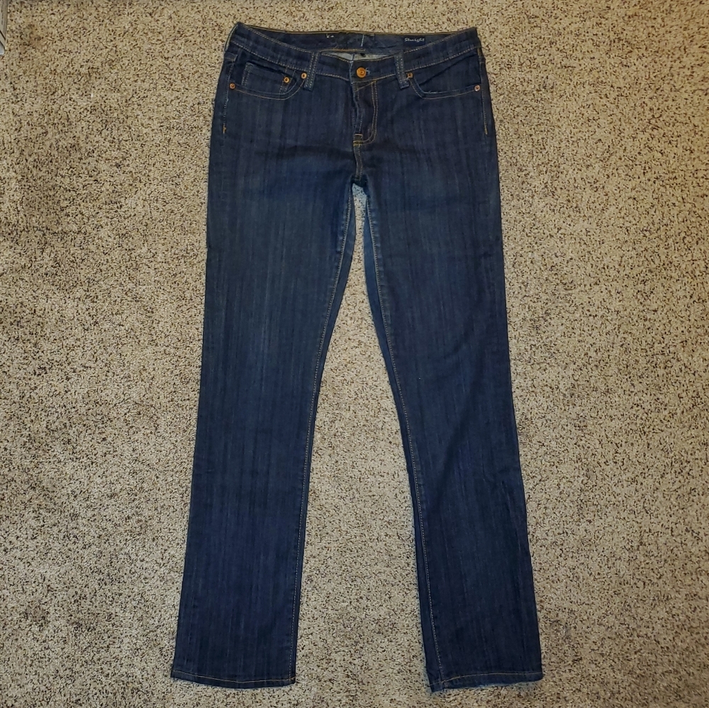 Seven7 Straight Blue Denim Jeans